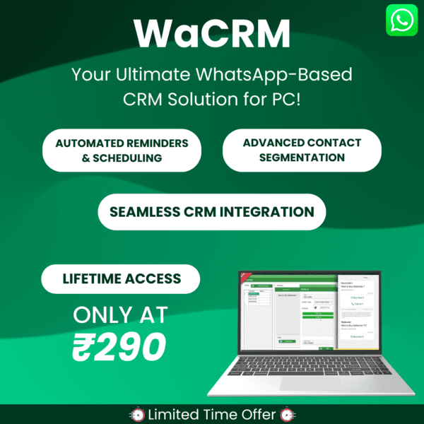 NEW WHATSAPP CRM SOFTWARE