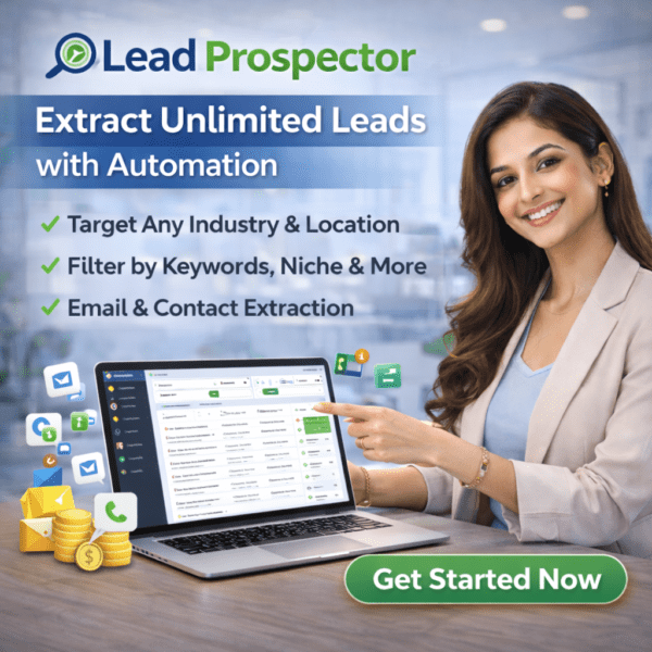 Lead Prospector: Extract Unlimited Leads with Automation