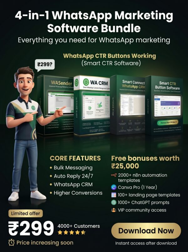 All-in-One WhatsApp Marketing Software Bundle