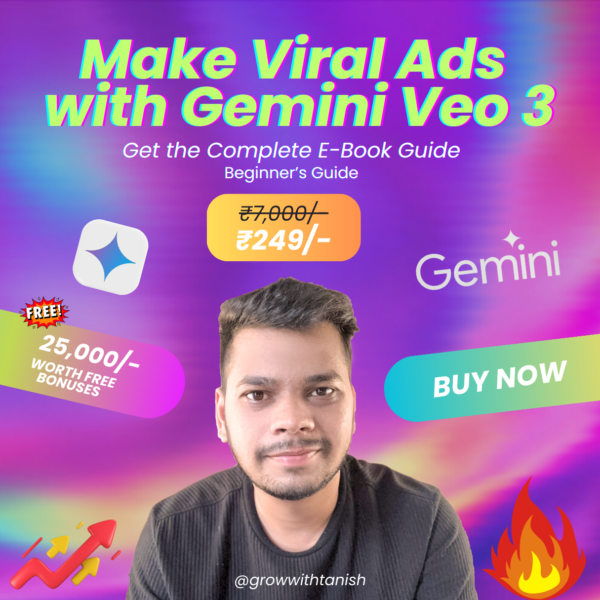 Make Viral Ads with Gemini Veo 3 – Beginner’s Guide (E-Book + Free Bonuses)